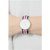 Postioma - Via Toniolo 1 - Armbanduhr Daniel Wellington Dame Classic Canterbury in Stahl DW00100051 - DW00100051
